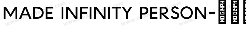 MADE INFINITY PERSON字体转换